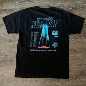 The Weeknd & Gucci Mane Starboy World Tour T-Shirt